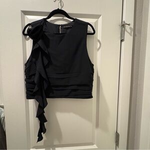 Abercrombie & Fitch Black Sleeveless Top